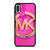 MICHAEL KORS MK LOGO PINK GOLD EMBLEM iPhone X / XS Case Cover