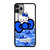 COACH NEW YORK LOGO HELLO KITTY BLUE TIE BOW iPhone 11 Pro Max Case Cover