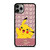 COACH NEW YORK LOGO PINK X PIKACHU POKEMON iPhone 11 Pro Max Case Cover