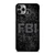 FBI LOGO CAMO iPhone 11 Pro Max Case Cover