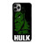 HULK SUPERHERO MARVEL AVENGERS CARTOON iPhone 11 Pro Max Case Cover