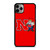 NEBRASKA HUSKERS ICON UNIVERSITY FOOTBALL LOGO iPhone 11 Pro Max Case Cover
