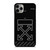 OFF WHITE LOGO TIME DATE CARBON iPhone 11 Pro Max Case Cover