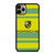 PORSCHE CAR LOGO YELLOW GREEN ICON iPhone 11 Pro Max Case Cover