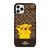 COACH NEW YORK LOGO BRWON EMBLEM X PIKACHU POKEMON iPhone 11 Pro Case Cover