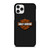 HARLEY DAVIDSON MOTORCYCLES LOGO CARBON iPhone 11 Pro Case Cover