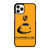 PORSCHE CAR LOGO YELLOW iPhone 11 Pro Case Cover