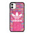 ADIDAS LOGO PINK WALL iPhone 11 Case Cover