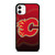 CALGARY FLAMES LOGO HOCKEY TEAM ICON iPhone 11 Case Cover