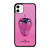 COACH NEW YORK LOGO SILVER STRAWBERRY ICON iPhone 11 Case Cover