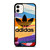 COLORFUL ICON ADIDAS LOGO iPhone 11 Case Cover