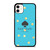 KATE SPADE NEW YORK LOGO BLUE GOLDEN POLKADOTS iPhone 11 Case Cover