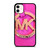 MICHAEL KORS MK LOGO PINK GOLD EMBLEM iPhone 11 Case Cover