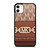 MK MICHAEL KORS LOGO BROWN BAG iPhone 11 Case Cover