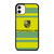 PORSCHE CAR LOGO YELLOW GREEN ICON iPhone 11 Case Cover
