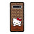 COACH NEW YORK LOGO HELLO KITTY BROWN Samsung Galaxy S10 Case Cover