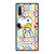 COACH NEW YORK LOGO SNOOPY THE PEANUTS Samsung Galaxy Note 10 Plus Case Cover