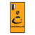 PORSCHE CAR LOGO YELLOW Samsung Galaxy Note 10 Plus Case Cover