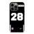 LAS VEGAS RAIDERS JOSH JACOBS 28 NFL NIKE iPhone 13 Pro Case Cover