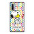 COACH NEW YORK LOGO SNOOPY THE PEANUTS Samsung Galaxy Note 10 Case Cover