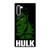 HULK SUPERHERO MARVEL AVENGERS CARTOON Samsung Galaxy Note 10 Case Cover