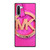 MICHAEL KORS MK LOGO PINK GOLD EMBLEM Samsung Galaxy Note 10 Case Cover
