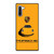 PORSCHE CAR LOGO YELLOW Samsung Galaxy Note 10 Case Cover