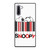 SNOOPY THE PEANUTS CARTOON BARCODE Samsung Galaxy Note 10 Case Cover
