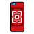 GIVENCHY PARIS ART LOGO RED iPod Touch 7 Case Cover