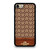COACH NEW YORK LOGO BROWN LEATHER iPhone 7 / 8 Case Cover