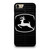 JOHN DEERE TRACTOR LOGO BLACK iPhone 7 / 8 Case Cover