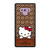 COACH NEW YORK LOGO HELLO KITTY BROWN Samsung Galaxy Note 9 Case Cover