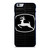 JOHN DEERE TRACTOR LOGO BLACK iPhone 6 / 6S Case Cover