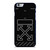 OFF WHITE LOGO TIME DATE CARBON iPhone 6 / 6S Case Cover