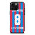 DANI ALVES 8 FC BARCELONA iPhone 16 Pro Max Case Cover