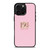 DOLCE AND GABBANA PINK LOGO iPhone 16 Pro Max Case Cover