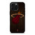 MIAMI HEAT BASKETBALL COURT NBA iPhone 16 Pro Max Case Cover