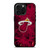 MIAMI HEAT BASKETBALL NBA FIRES iPhone 16 Pro Max Case Cover