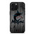 MIAMI MARLINS BASEBALL MLB WOOD LOGO iPhone 16 Pro Max Case Cover