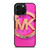 MICHAEL KORS MK LOGO PINK GOLD EMBLEM iPhone 16 Pro Max Case Cover