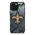 NEW ORLEANS SAINTS BROKEN METAL iPhone 16 Pro Max Case Cover