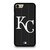 KANSAS CITY ROYALS BASEBALL BLACK iPhone 7 / 8 Case Cover