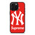 NEW YORK YANKEES SUPREME NEW ERA 2 iPhone 16 Pro Max Case Cover