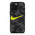 NIKE SWOOSH BLACK CAMO iPhone 16 Pro Max Case Cover
