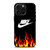NIKE SWOOSH IN FLAMES iPhone 16 Pro Max Case Cover NIKE SWOOSH IN FLAMES iPhone 16 Pro Max Case Cover