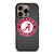 ALABAMA CRIMSON TIDE FOOTBALL METAL iPhone 16 Pro Case Cover