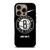 BROOKLYN NETS NBA BASKETBALL LOGO 3 iPhone 16 Pro Case Cover