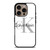 CALVIN KLEIN WHITE LOGO iPhone 16 Pro Case Cover