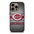 CINCINNATI RED MLB BASEBALL METAL iPhone 16 Pro Case Cover
