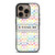 COACH NEW YORK LOGO AMERICAN LEGACY COLORFUL PATTERN iPhone 16 Pro Case Cover